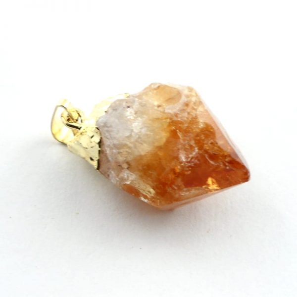 Citrine point soldered pendant All Crystal Jewelry Citrine