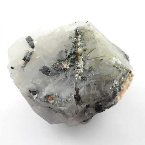 Quartz, Dolomite, and Tourmaline Specimen All Raw Crystals dolomite