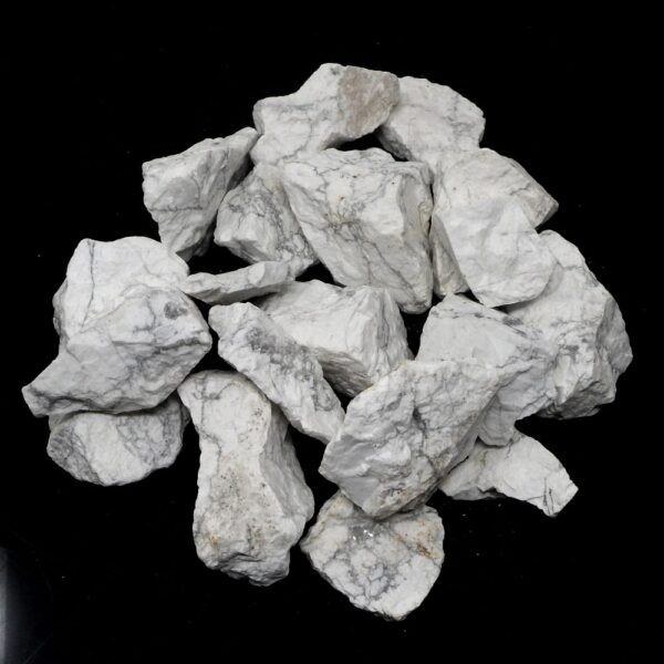White Howlite raw 16oz All Raw Crystals bulk crystals