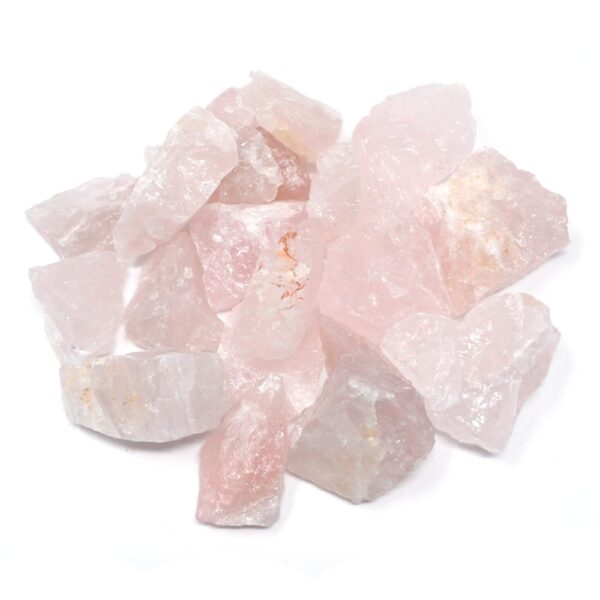 Rose Quartz raw md 16oz All Raw Crystals bulk rose quartz