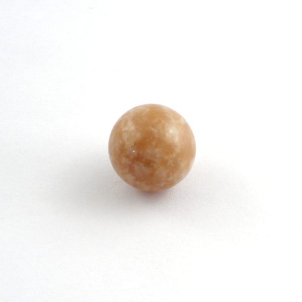 Honey and Cream Azeztulite Sphere All Polished Crystals azeztulite