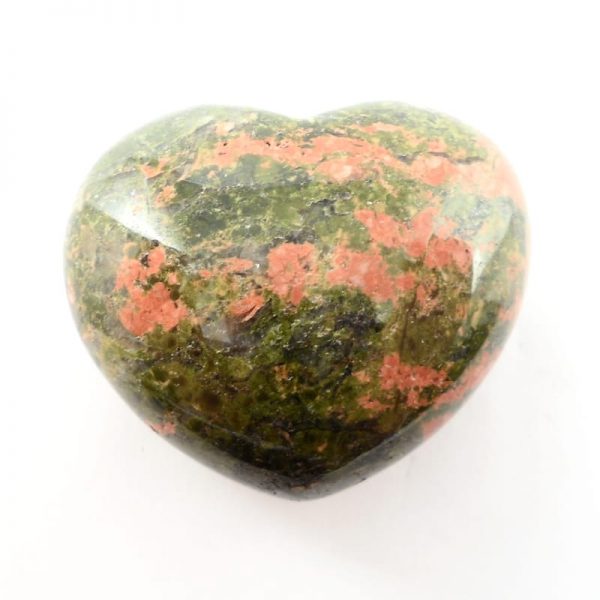 Unakite 45mm Heart All Polished Crystals heart