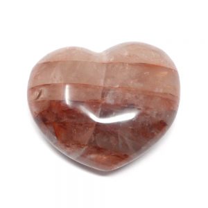 Hematoid Quartz Heart Polished Crystals crystal heart