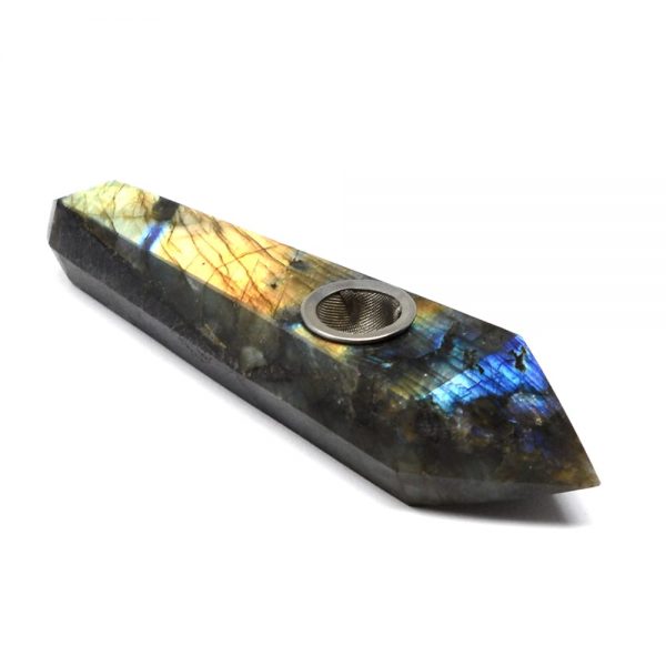 Labradorite Crystal Pipe All Specialty Items crystal pipe