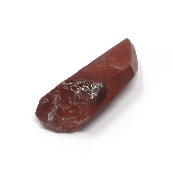 Red Quartz Crystal Point All Raw Crystals hematite quartz