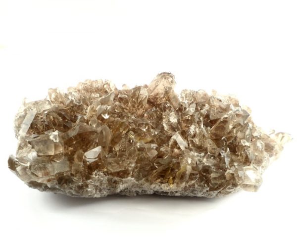 Smoky Quartz Cluster with Rutile Crystal Clusters All Raw Crystals Rutile