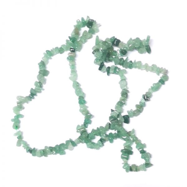 Aventurine, Green Chip Bead Necklace All Crystal Jewelry aventurine