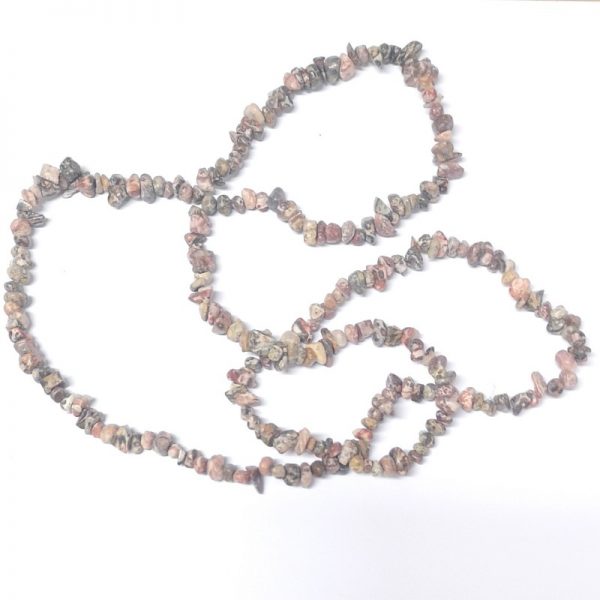 Leopardskin Chip Bead Strand All Crystal Jewelry chip beads