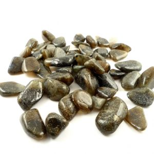 Labradorite, tumbled, 8oz Tumbled Stones labradorite