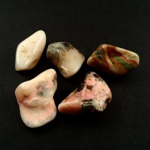 Opal, Pink, tumbled, 2oz Tumbled Stones opal