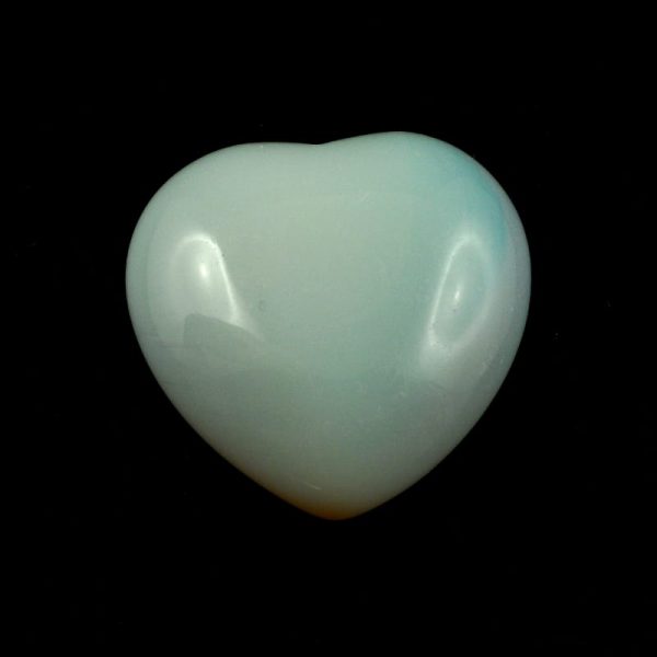 Opalite Heart 45mm All Polished Crystals heart