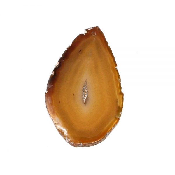 Drilled Agate Slice Brown Agate Products agate