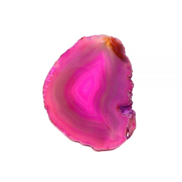 Drilled Agate Slice Pink Agate Products agate