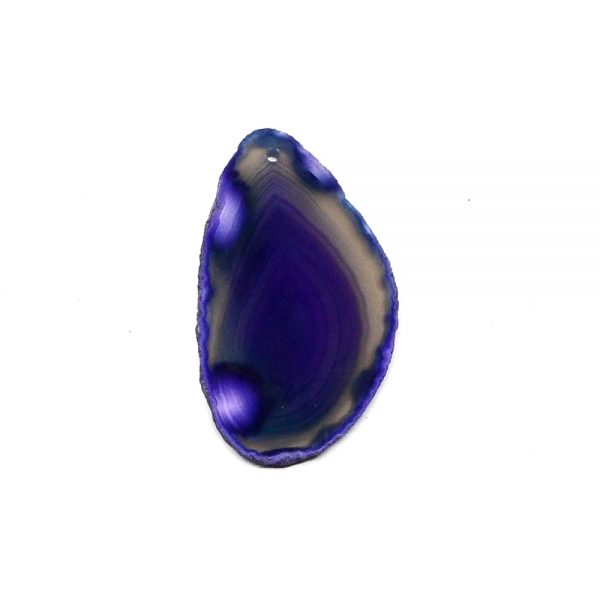 Drilled Agate Slice Purple Agate Products agate