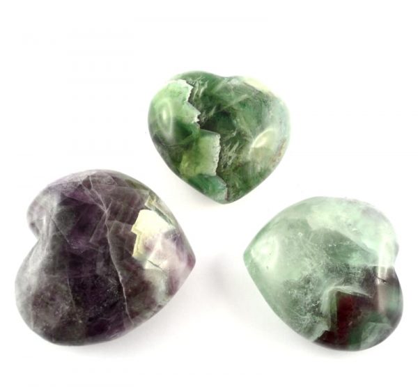 Fluorite Heart All Polished Crystals fluorite