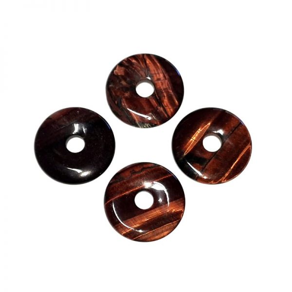 Red Tiger Eye Donut, 35mm All Crystal Jewelry donut
