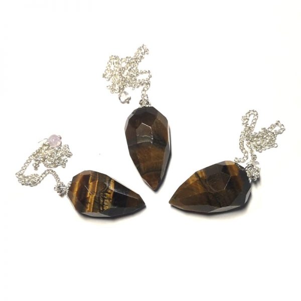 Tiger Eye Pendulum, Faceted Point All Specialty Items pendulum