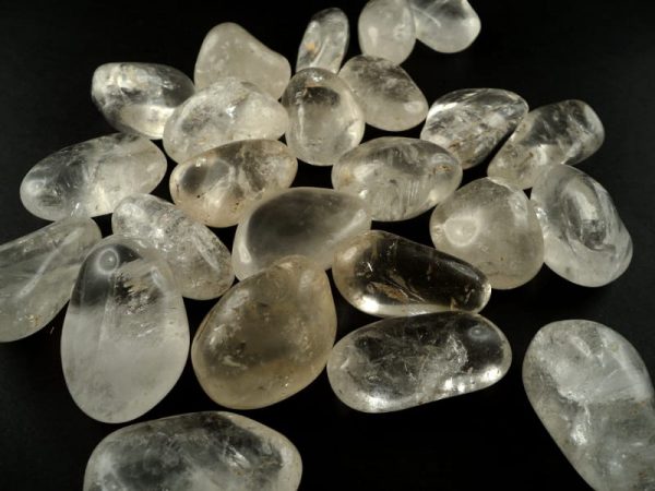 Quartz, Clear, tumbled, 16oz, md All Tumbled Stones clear quartz