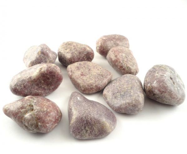 Lepidolite, tumbled, lg, 8oz All Tumbled Stones lepidolite