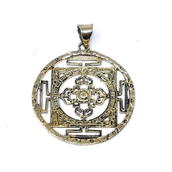 Brass Trishul Pendant All Crystal Jewelry brass