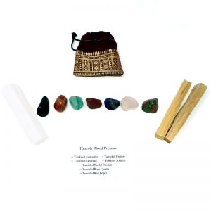 Crystal Kit ~ Heart & Blood Pressure Kits & Grids black obsidian