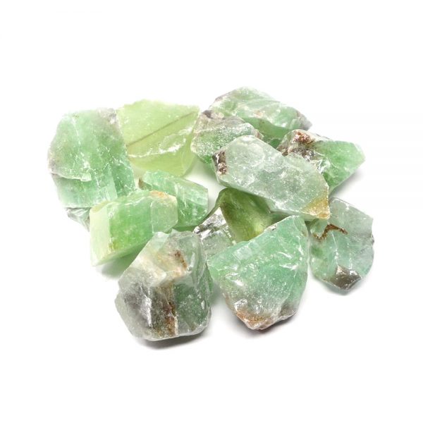Apple Green Calcite lg 16oz All Raw Crystals apple green