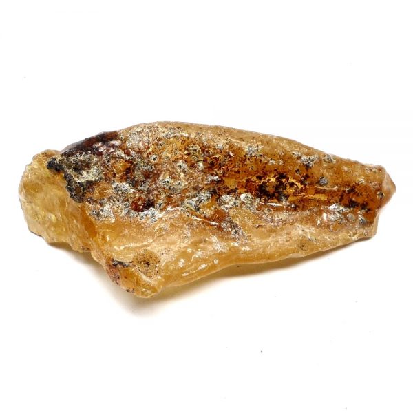 Amber Wand All Raw Crystals amber