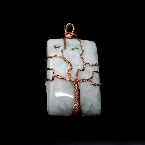 Rainbow Moonstone & Copper Pendant All Crystal Jewelry copper