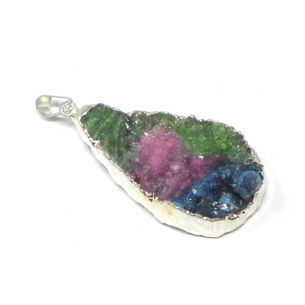 Dyed Agate Druzy Pendant All Crystal Jewelry agate