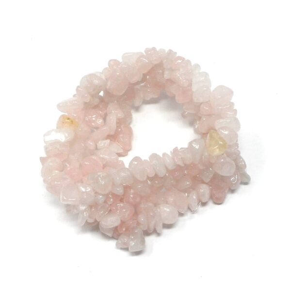 Rose Quartz 5-Strand Chip Bracelet All Crystal Jewelry bracelet