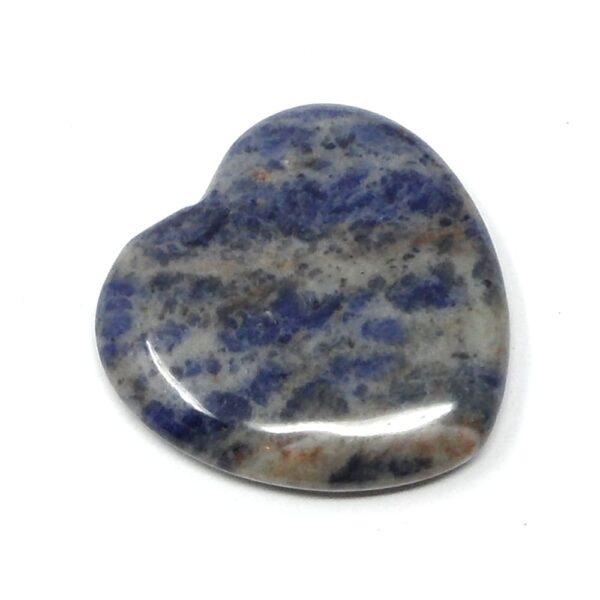 Sodalite Flat Heart 45mm All Polished Crystals crystal heart