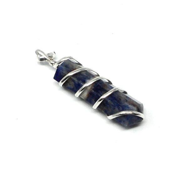 Sodalite Wrapped Pendant All Crystal Jewelry crystal pendant