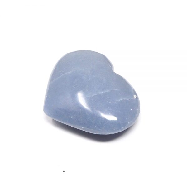 Angelite Crystal Heart All Polished Crystals angelite