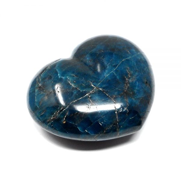 Blue Apatite Heart All Polished Crystals apatite