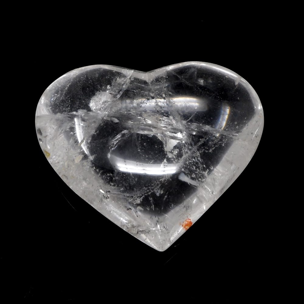 Clear Quartz Heart | The Crystal Man