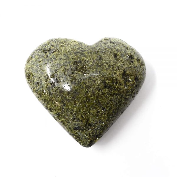 Epidote, Green Heart All Polished Crystals crystal heart