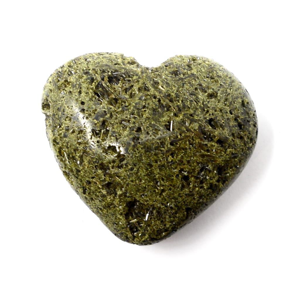 Green Epidote Heart The Crystal Man