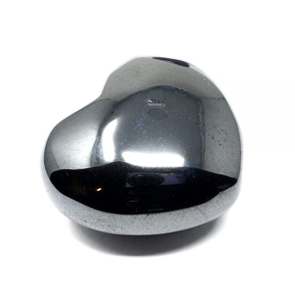 Hematite Puffy Heart All Polished Crystals crystal heart