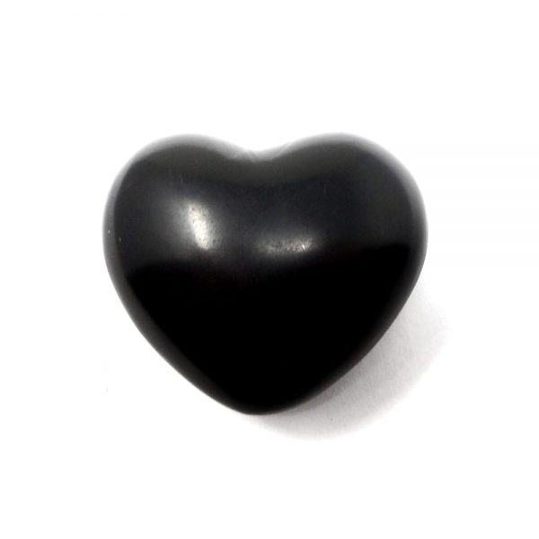 Jet Heart All Polished Crystals crystal heart