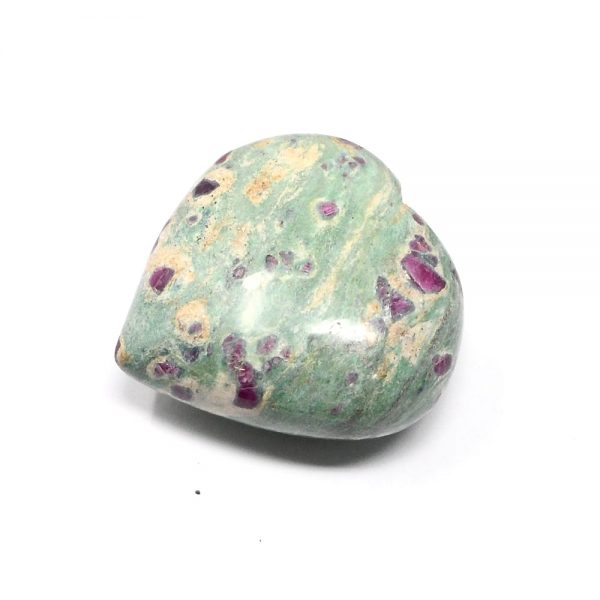 Ruby Zoisite Heart All Polished Crystals crystal heart