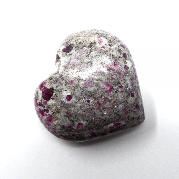 Ruby in Matrix Heart All Polished Crystals crystal heart
