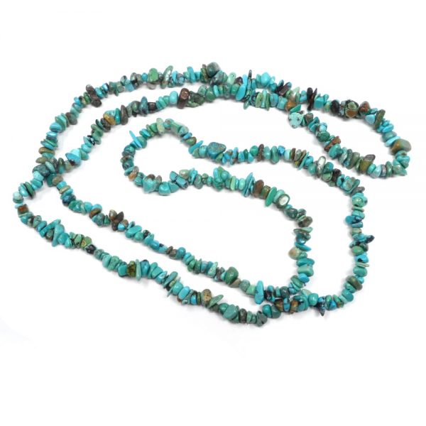 Turquoise Chip Necklace All Crystal Jewelry crystal energy work turquoise