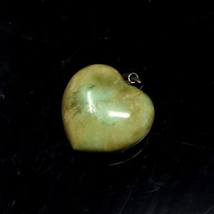 Aquamarine Heart Pendant Crystal Jewelry aquamarine