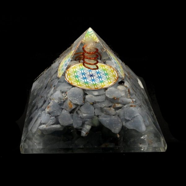 Angelite Orgonite Pyramid Accessories angelite