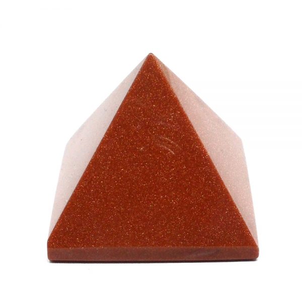 Goldstone Pyramid All Polished Crystals crystal pyramid