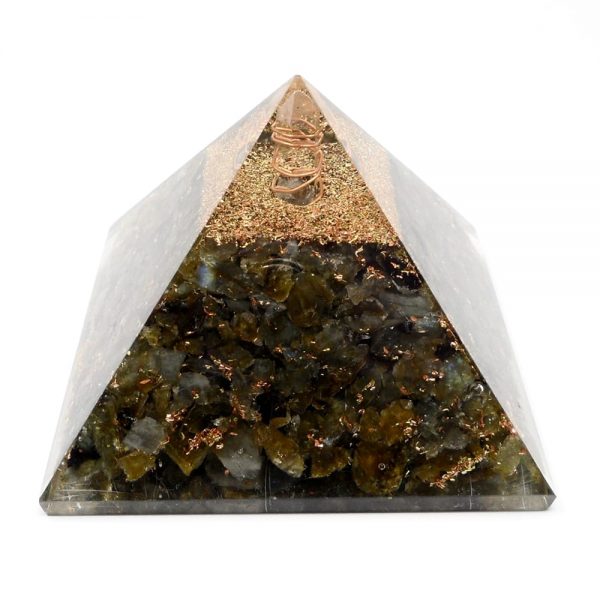 Labradorite Orgonite Pyramid Accessories copper