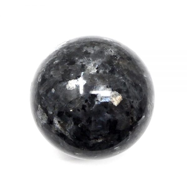 Larvikite Sphere 55mm All Polished Crystals blue labradorite