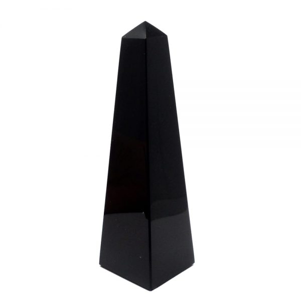 Black Obsidian Obelisk All Polished Crystals black obsidian