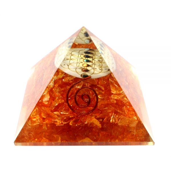 Quartz Orgonite Pyramid Accessories copper