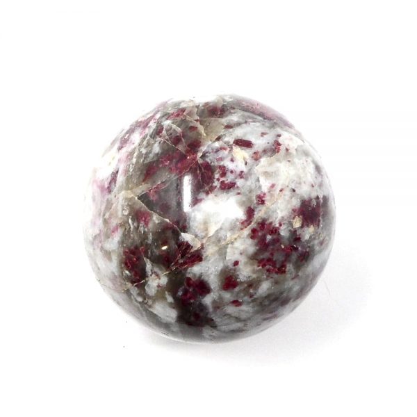 Ruby Tourmaline in Quartz Sphere 55mm All Polished Crystals crystal sphere